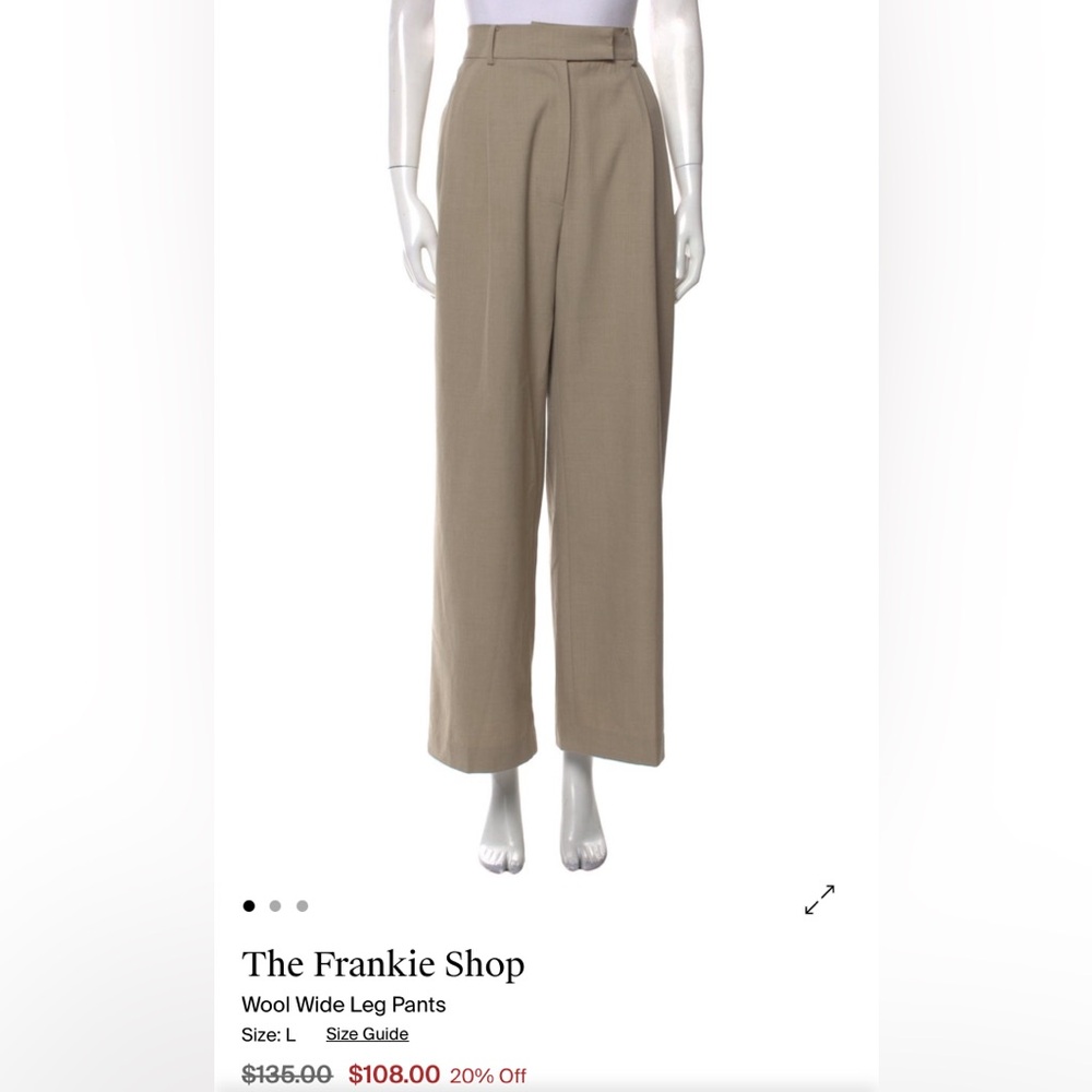 The Frankie Shop Wool Pants size L